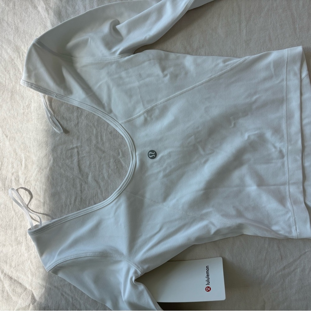Lulu Align White Long Sleeve Top